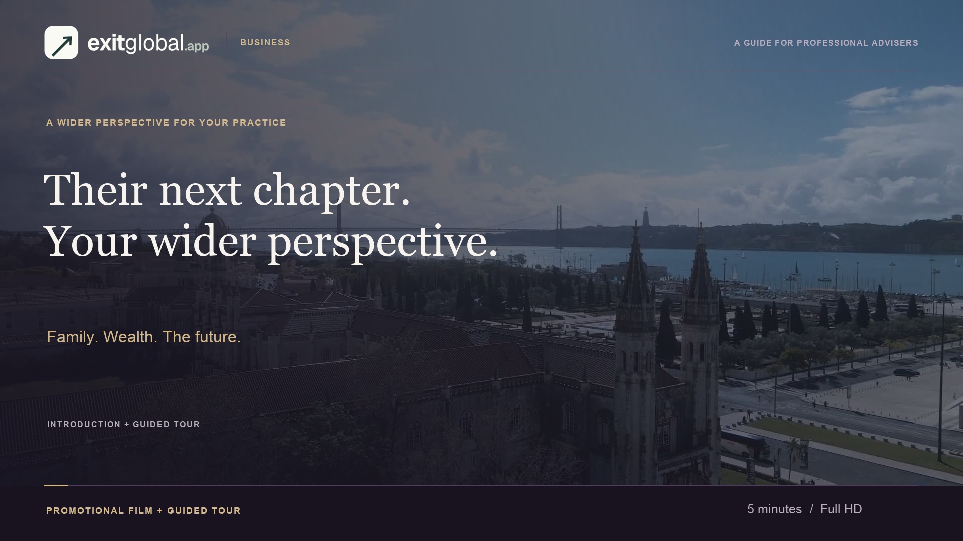 A wider perspective — Exit Global Business film